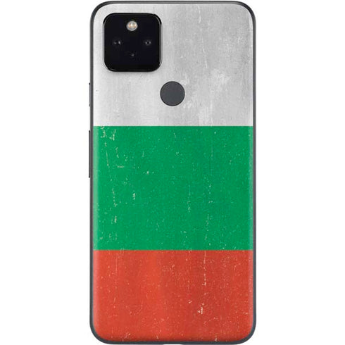 Bulgarian Flag Distressed Google Pixel 4a 5G Skin